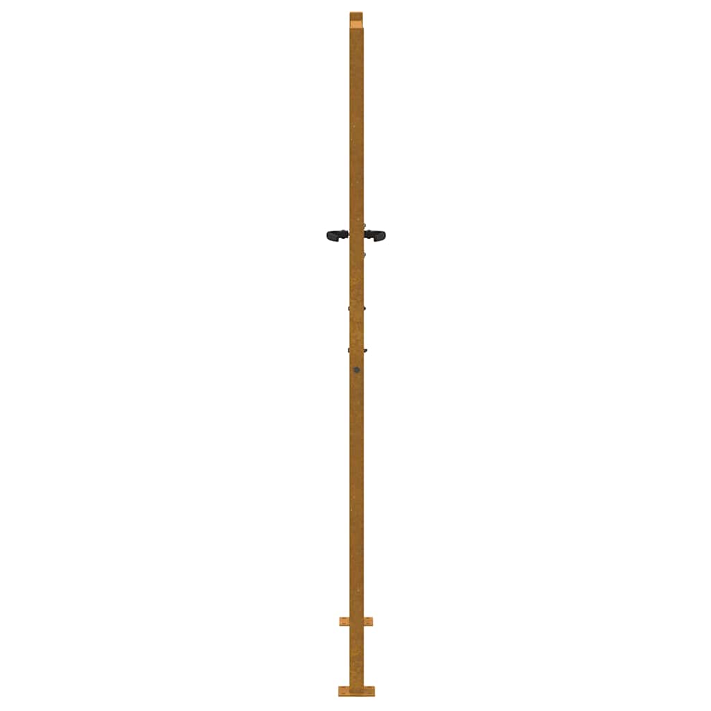 havelåge 100x200 cm cortenstål trædesign