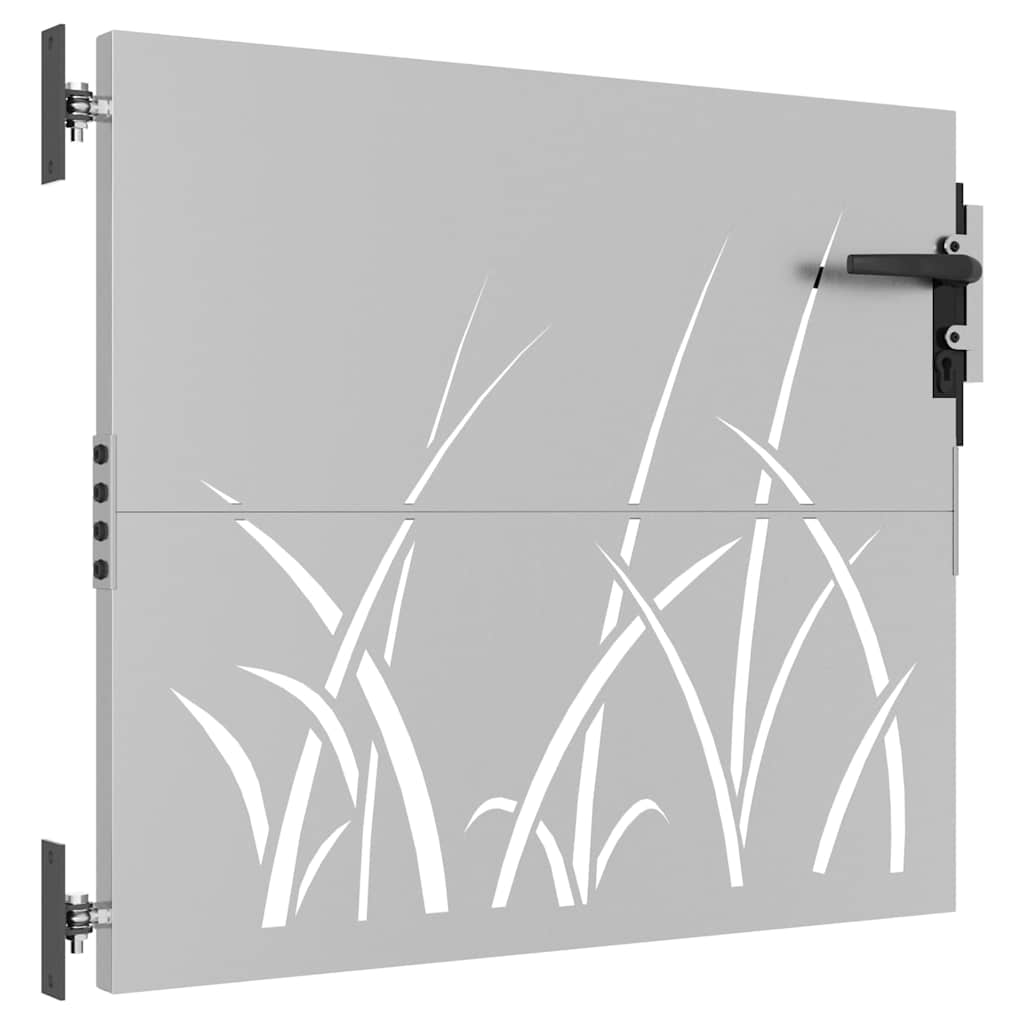 havelåge 85x75 cm cortenstål græsdesign