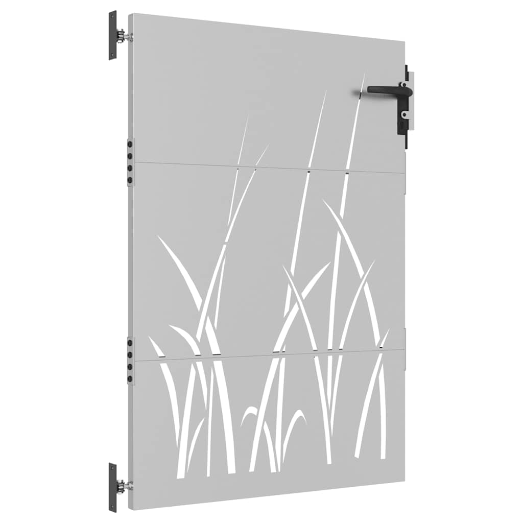 havelåge 85x125 cm cortenstål græsdesign