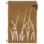 havelåge 85x125 cm cortenstål græsdesign