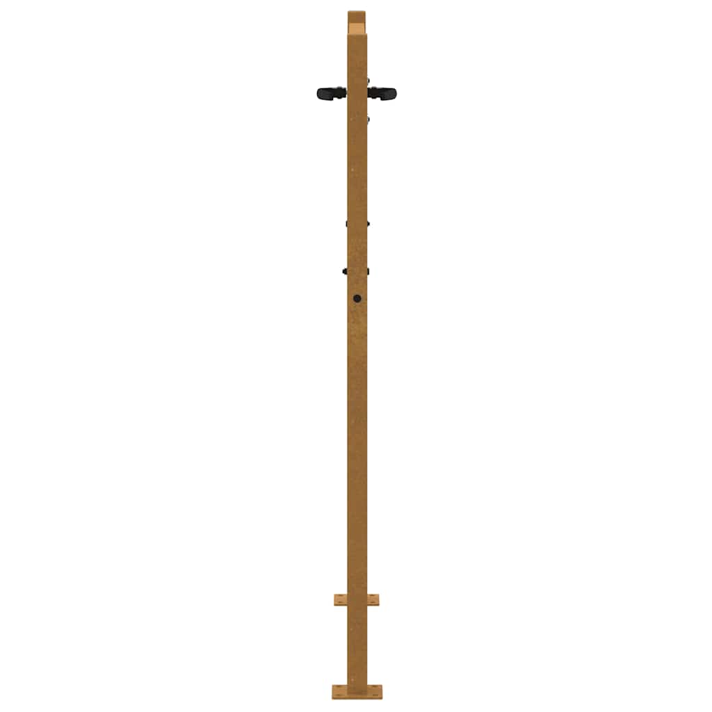havelåge 100x150 cm cortenstål græsdesign