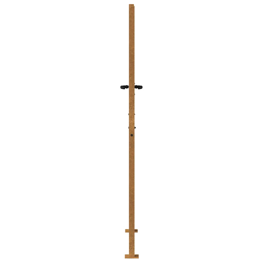 havelåge 100x175 cm cortenstål græsdesign