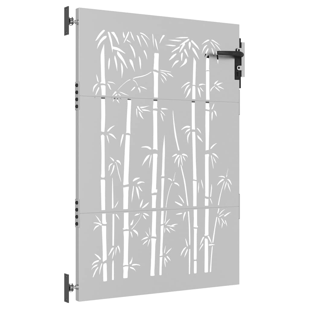 havelåge 85x150 cm cortenstål bambusdesign