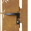 havelåge 100x150 cm cortenstål bambusdesign