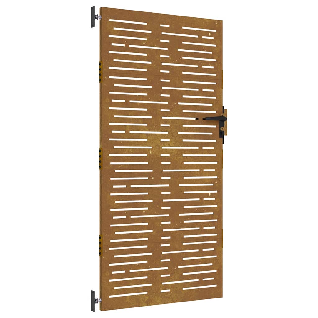 havelåge 85x175 cm cortenstål firkantet design