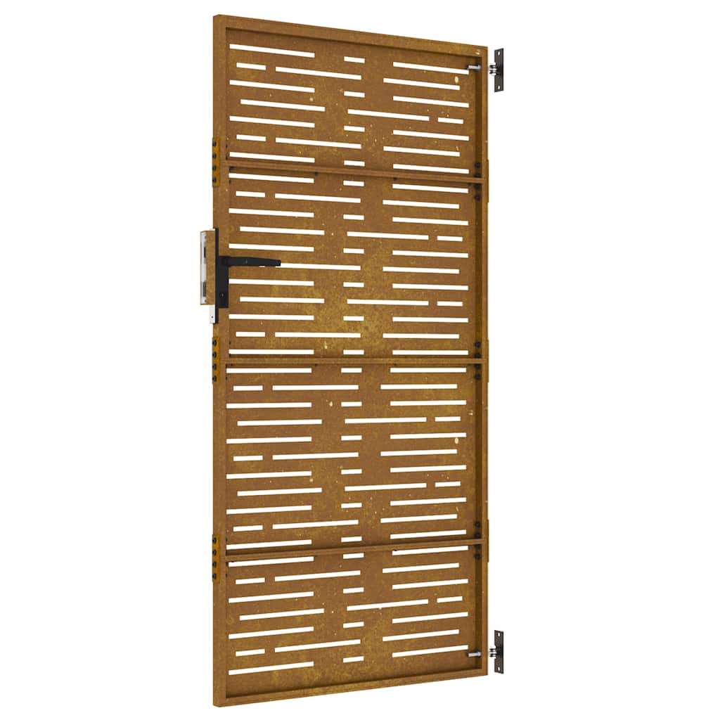 havelåge 85x175 cm cortenstål firkantet design
