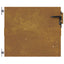 havelåge 85x125 cm cortenstål firkantet design