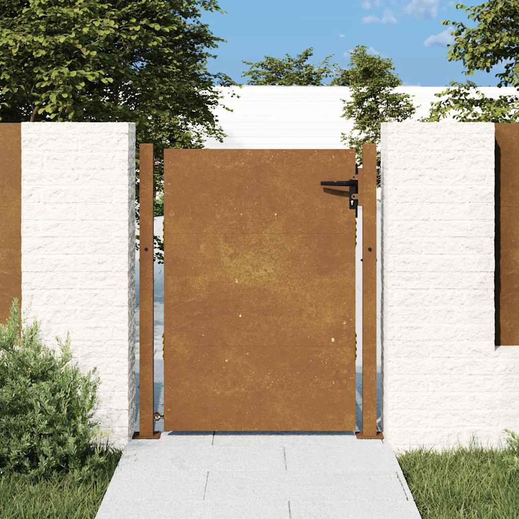 havelåge 100x150 cm cortenstål
