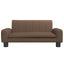 hundeseng 70x45x30 cm stof brun