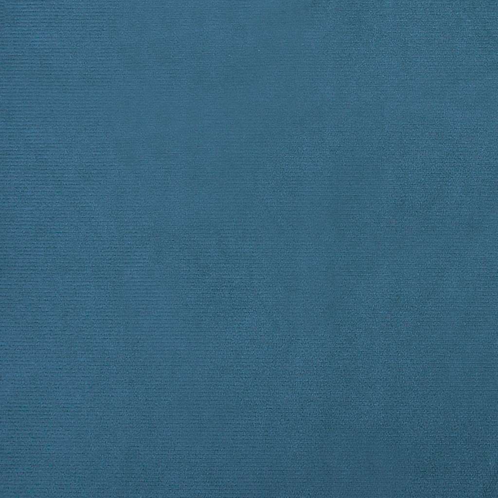 hundeseng 70x45x30 cm velour blå