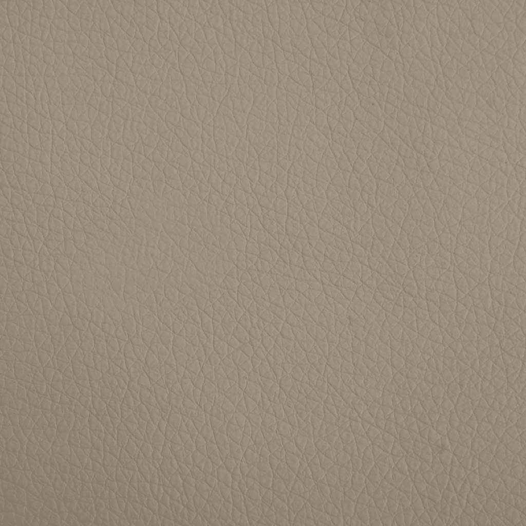 hundeseng 70x45x30 cm kunstlæder cappuccinofarvet