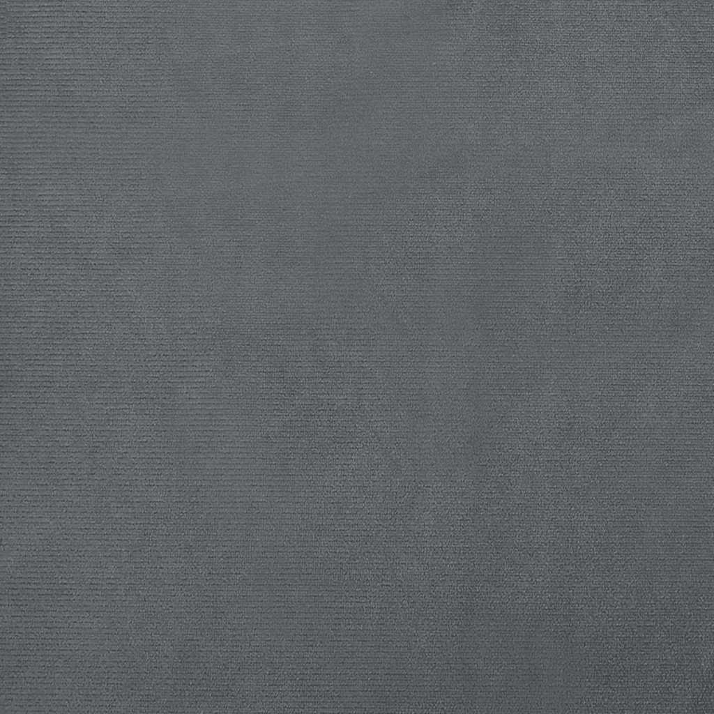 hundeseng 50x40x26,5 cm velour mørkegrå