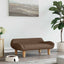 hundeseng 70x40x24 cm stof brun