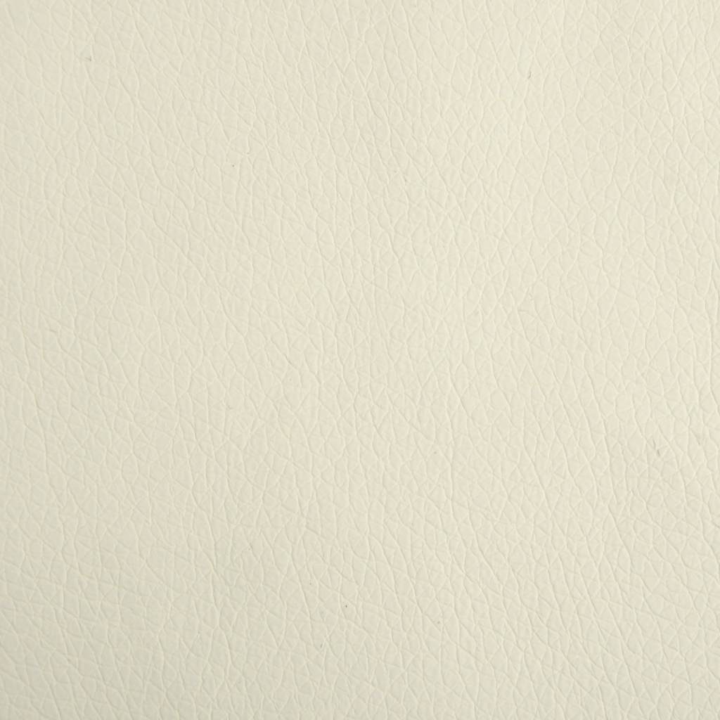 hundeseng 70x45x30 cm kunstlæder cremefarvet