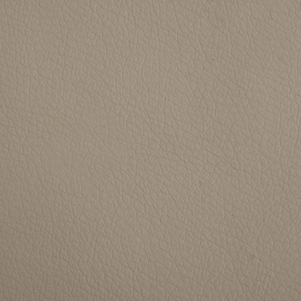 hundeseng 70x45x30 cm kunstlæder cappuccinofarvet