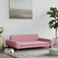 hundeseng 100x54x33 cm velour lyserød