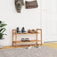 skoreol 69x27x41 cm massivt træ valnød