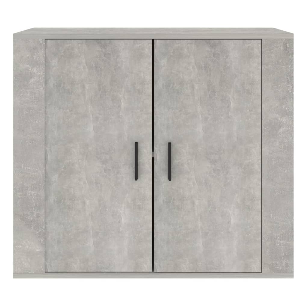 skænk 80x33x70 cm konstrueret træ betongrå