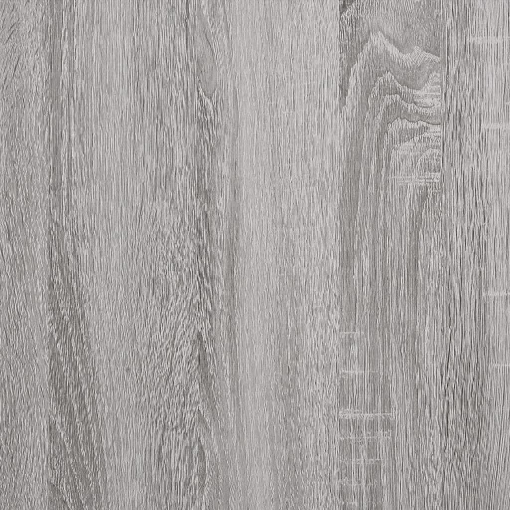 skænk 80x33x70 cm konstrueret træ grå sonoma-eg