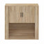 vægskab 80x33x80 cm konstrueret træ sonoma-eg