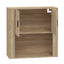 vægskab 80x33x80 cm konstrueret træ sonoma-eg