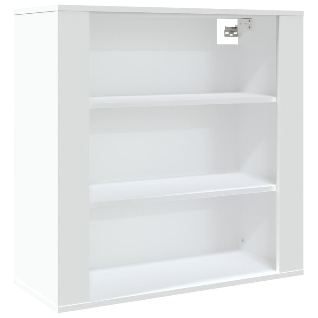 vægskab 80x33x80 cm konstrueret træ hvid