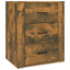 sengebord 50x36x60 cm konstrueret træ røget egetræsfarve