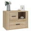 sengebord 60x36x45 cm konstrueret træ Sonoma egetræsfarve