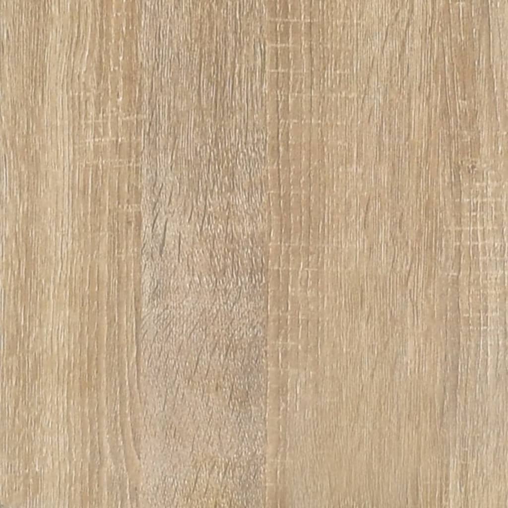 sengebord 60x36x45 cm konstrueret træ Sonoma egetræsfarve