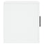tv-bord 100x35x40 cm konstrueret træ hvid
