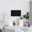 tv-bord 100x35x40 cm konstrueret træ hvid højglans
