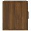 tv-bord 100x35x40 cm konstrueret træ brun egetræsfarve
