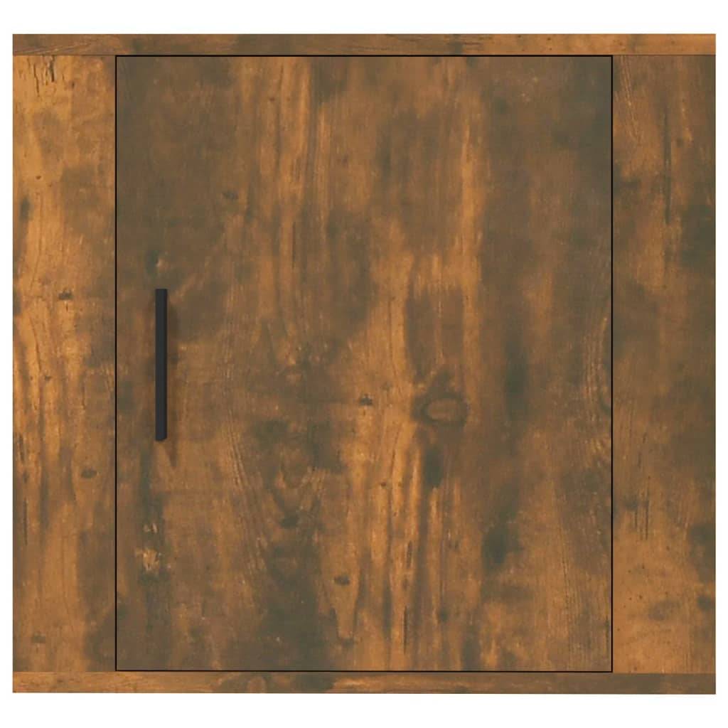 væghængte sengeborde 2 stk. 50x30x47 cm røget egetræsfarve