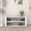 skoreol 100x35x45 cm konstrueret træ hvid