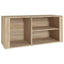 skoreol 100x35x45 cm konstrueret træ sonoma-eg
