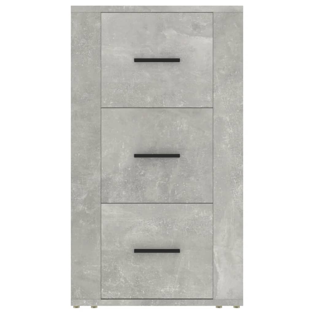 skænk 40x33x70 cm konstrueret træ betongrå