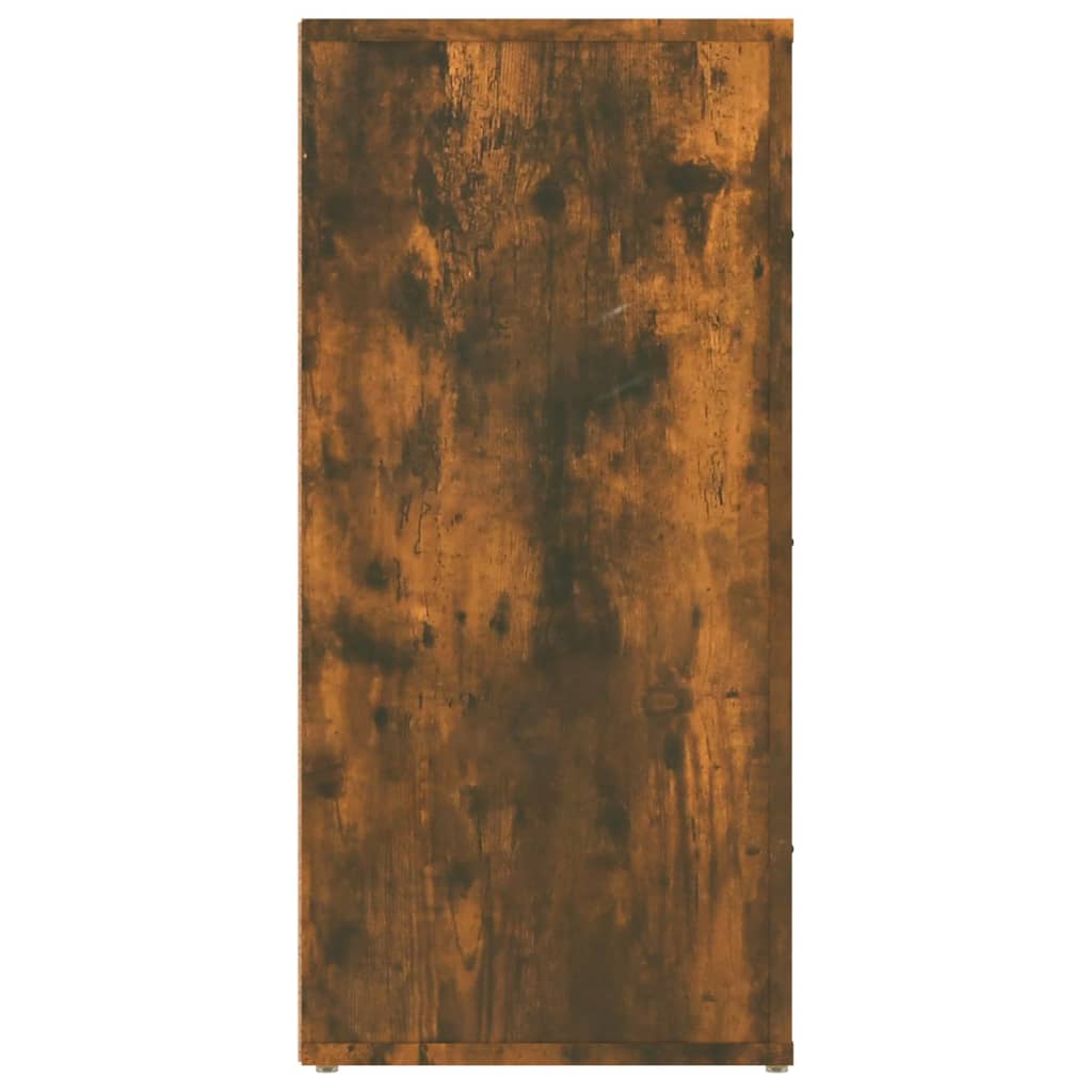 skænk 40x33x70 cm konstrueret træ røget egetræsfarve