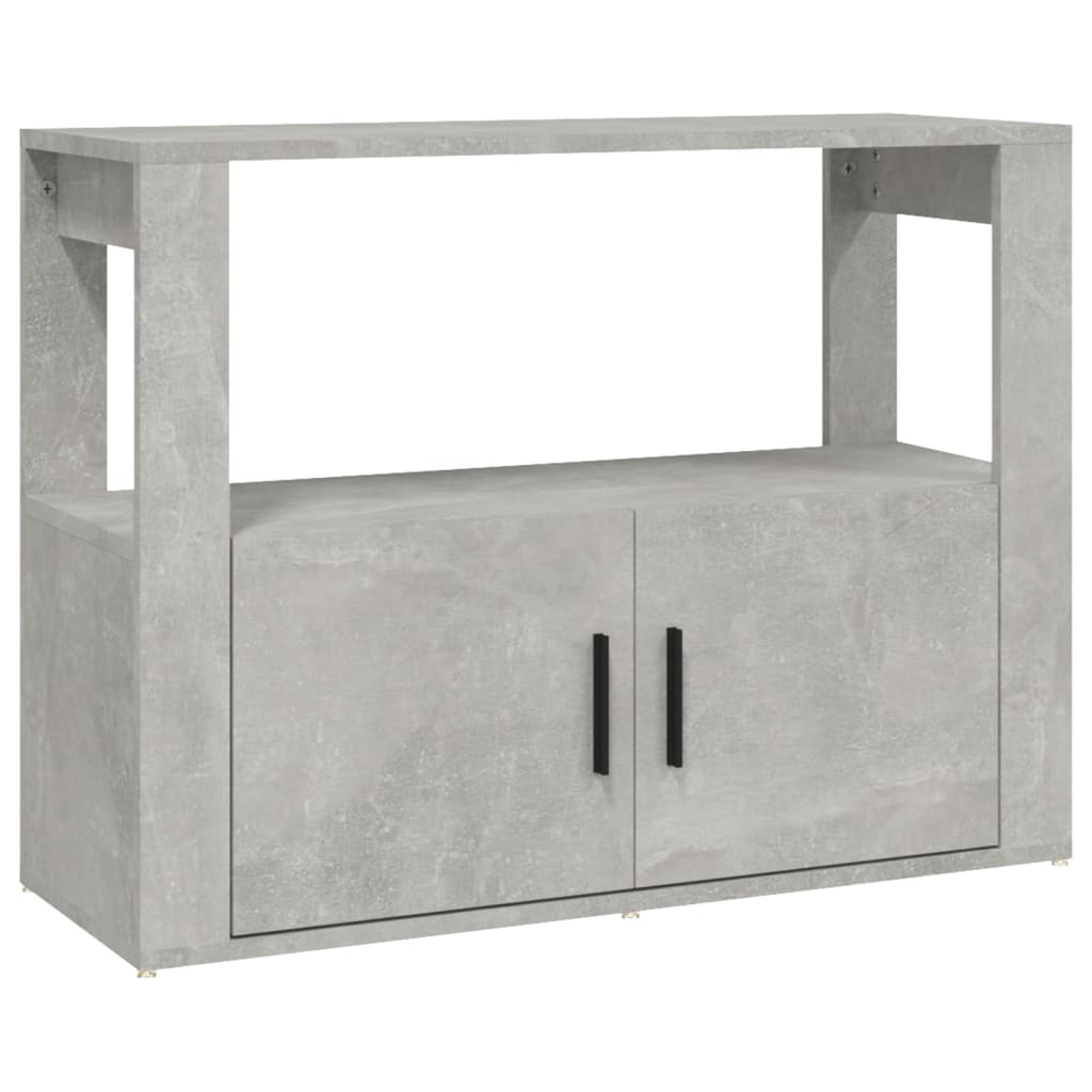 skænk 80x30x60 cm konstrueret træ betongrå