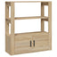 skænk 80x30x90 cm konstrueret træ sonoma-eg