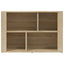 skænk 80x30x54 cm konstrueret træ sonoma egetræsfarve