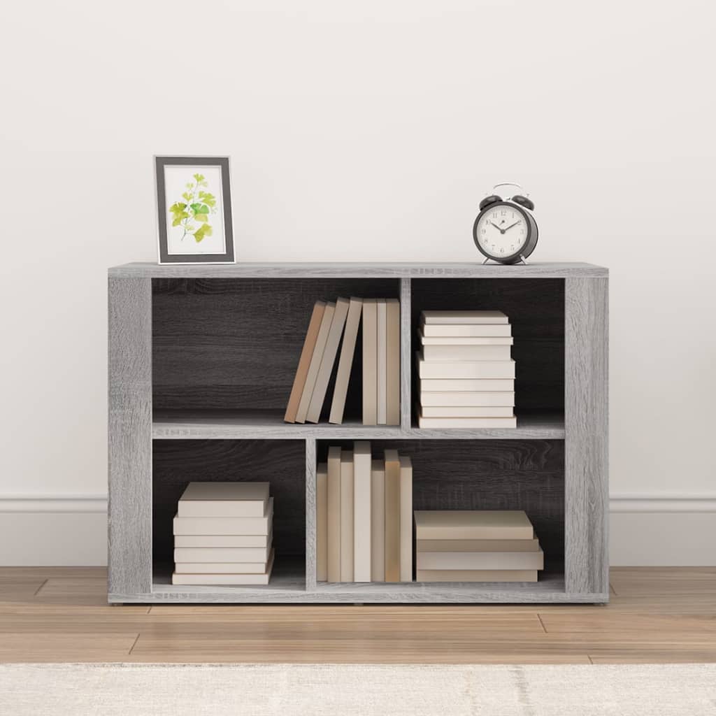skænk 80x30x54 cm konstrueret træ grå sonoma-eg