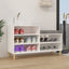 skoreol 102x36x60 cm konstrueret træ hvid