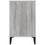 skoskab 102x36x60 cm konstrueret træ grå sonoma-eg