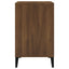 skoskab 102x36x60 cm konstrueret træ brun egetræ