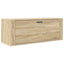 væghængt skoskab 100x35x38 cm konstrueret træ Sonoma-eg