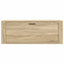 væghængt skoskab 100x35x38 cm konstrueret træ Sonoma-eg