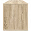 væghængt skoskab 100x35x38 cm konstrueret træ Sonoma-eg