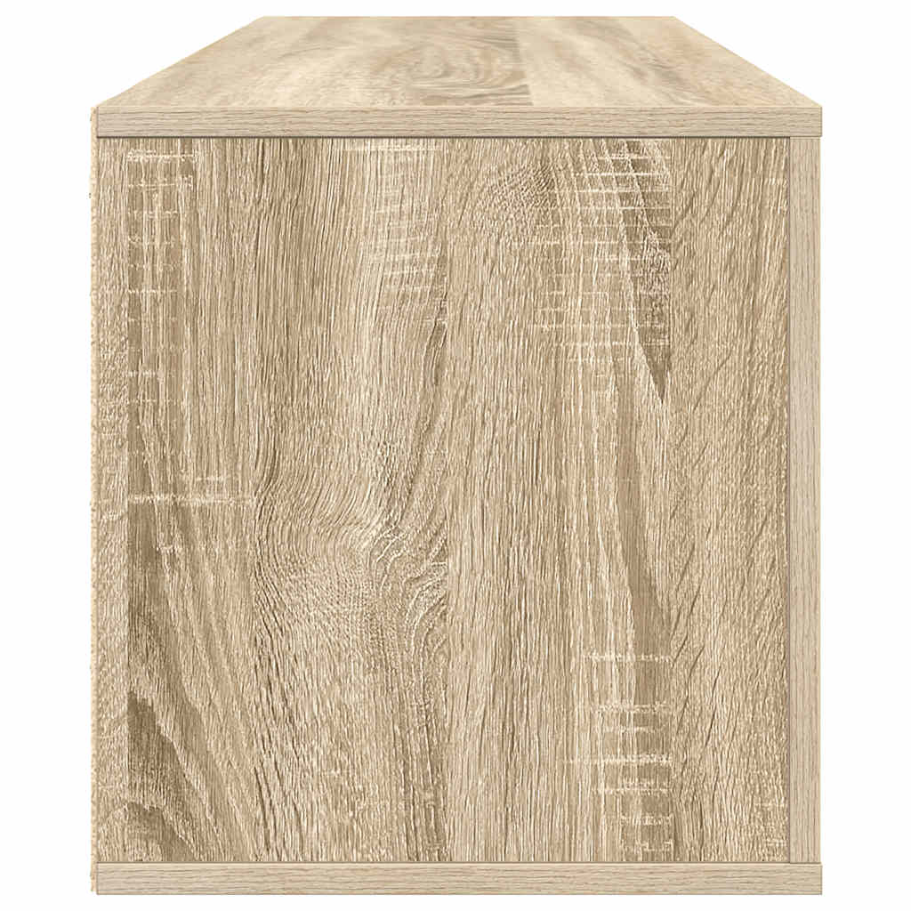 væghængt skoskab 100x35x38 cm konstrueret træ Sonoma-eg