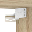 væghængt skoskab 100x35x38 cm konstrueret træ Sonoma-eg