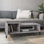sofabord 100x50x45 cm konstrueret træ Grå sonoma-eg